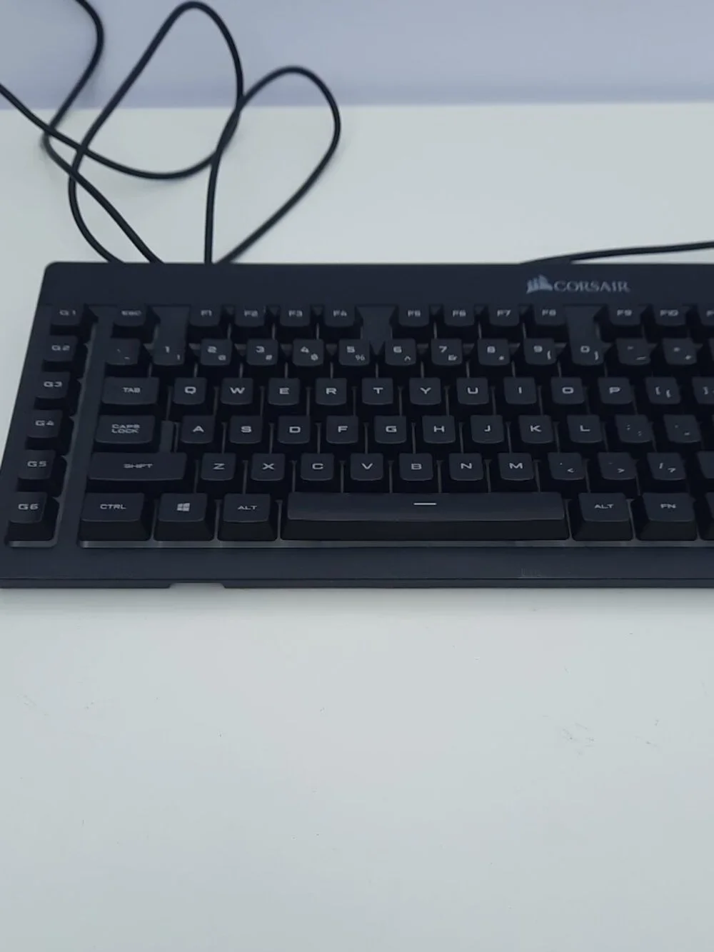 Corsair K55 RGB Gaming Keyboard Wired Backlit USB Tested Working